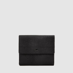 EYANA BIFOLD SMALL WALLET WITH EXTERNAL COIN COMPARTMENT