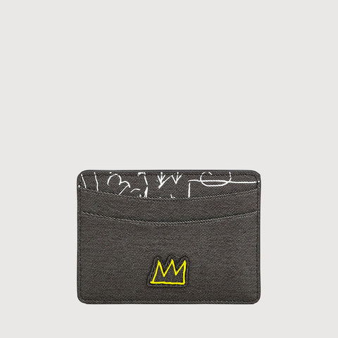 BASQUIAT FLAT CARD HOLDER