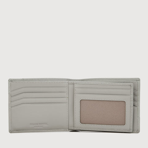 SLATE CENTRE FLAP CARDS WALLET