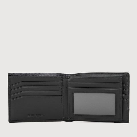 SLATE CENTRE FLAP CARDS WALLET