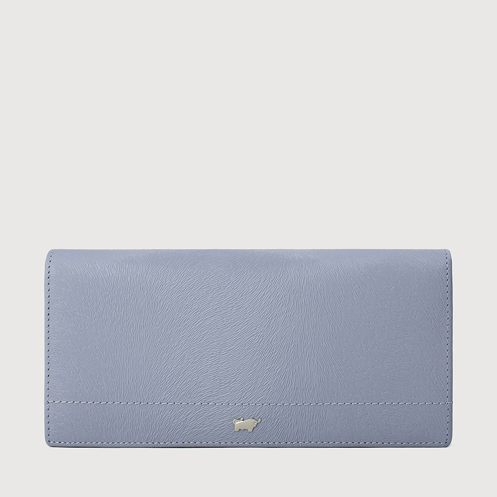 EYANA BI-FOLD LONG WALLET (BOX GUSSET WITH ZIP)