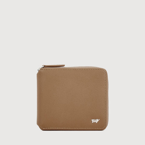 ADAM ZIP CENTRE FLAP WALLET WITH COIN COMPARTMENT