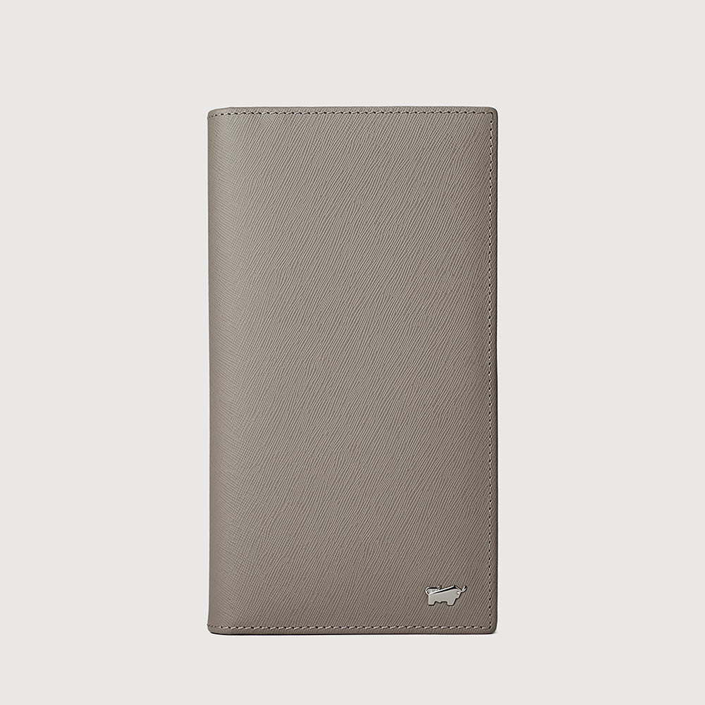 ADAM BIFOLD LONG WALLET WITH ZIP COMPARTMENT (BOX GUSSET)