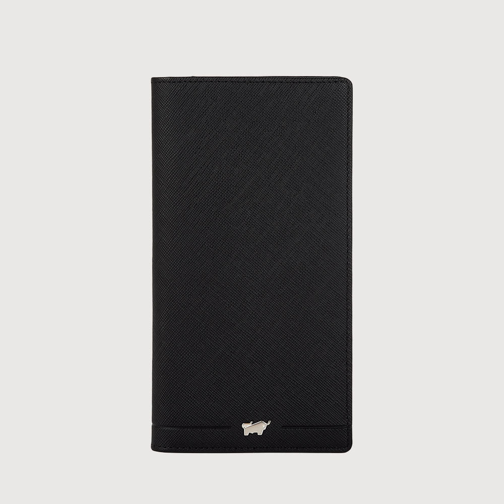 CRAIG BIFOLD LONG WALLET WITH ZIP COMPARTMENT (BOX GUSSET)