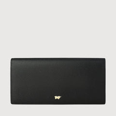 NOLEN BI-FOLD LONG WALLET WITH ZIP COMPARTMENT (BOX GUSSET)