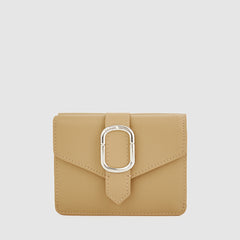 CERULE BIFOLD SMALL WALLET WITH EXTERNAL COIN COMPARTMENT