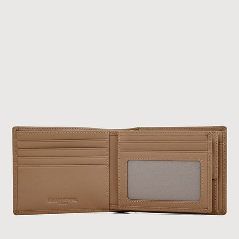 ADAM CENTRE FLAP WALLET WITH COIN COMPARTMENT