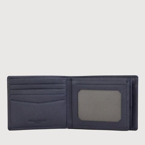 SHON CENTRE FLAP WALLET WITH COIN COMPARTMENT