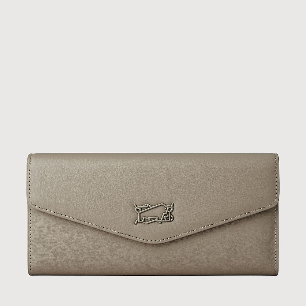 SUPERSTAR BI-FOLD LONG WALLET (2 V GUSSET)
