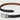 REVERSIBLE SAFFIANO EMBOSSED LEATHER BELT WITH SATIN GUN ALLOY NEEDLE BUCKLE