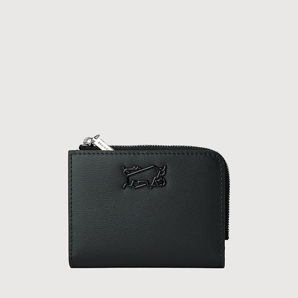 SUPERSTAR CARD HOLDER WITH EXTERNAL COIN COMPARTMENT