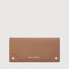 STRAZA BIFOLD LONG WALLET WITH ZIP COMPARTMENT (BOX GUSSET)