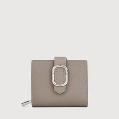 CERULE BIFOLD SMALL WALLET WITH EXTERNAL COIN COMPARTMENT