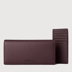 NINA BI-FOLD LONG WALLET WITH ZIP COMPARTMENT (BOX GUSSET)