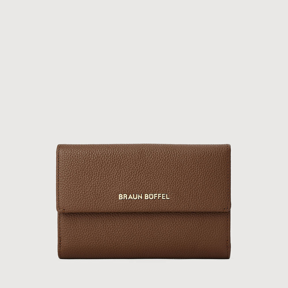 VERA BIFOLD SHORT WALLET WITH EXTERNAL COIN COMPARTMENT