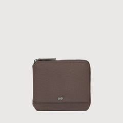 VIKTOR 拉链中心翻盖钱包，带零钱隔层