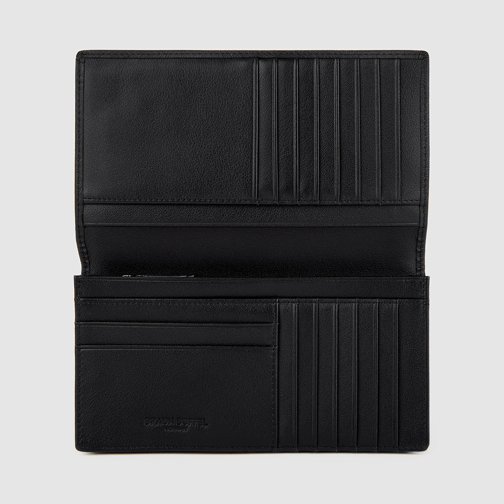WEBEN BIFOLD LONG WALLET WITH ZIP COMPARTMENT (BOX GUSSET) – Braun ...