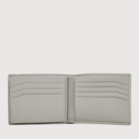 SLATE CENTRE FLAP CARDS WALLET