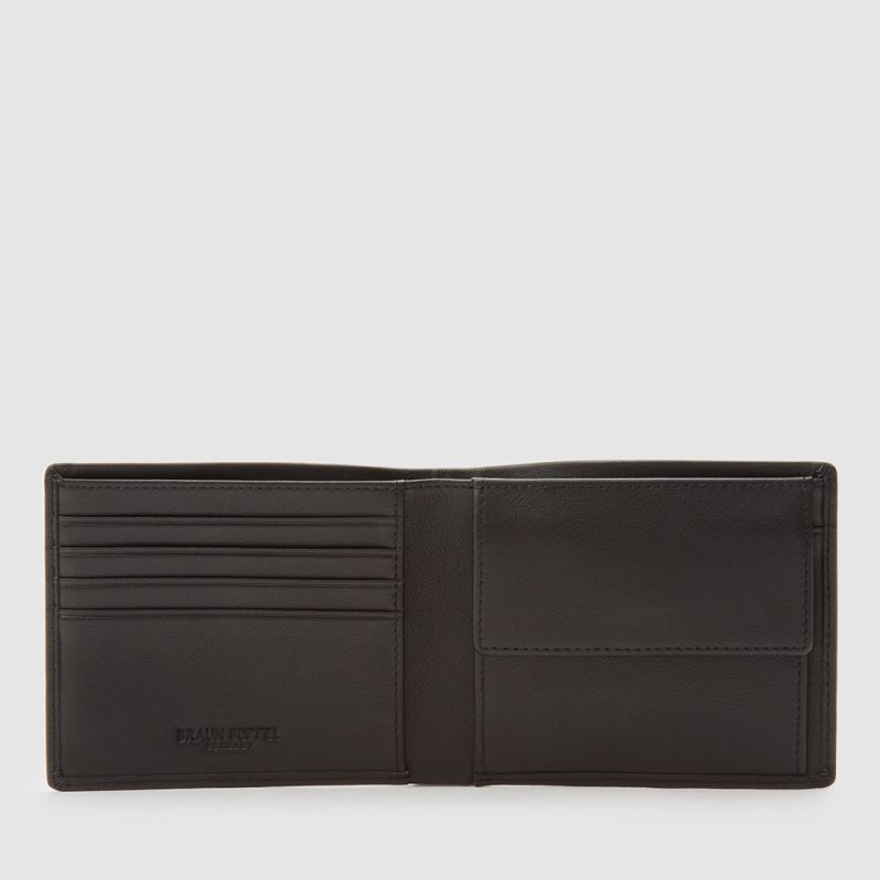 DEPP WALLET WITH COIN COMPARTMENT