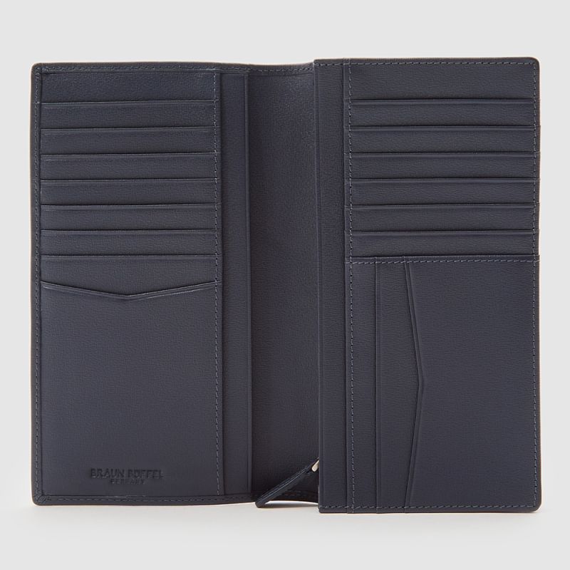 SEISMIC 2 FOLD LONG WALLET WITH ZIP COMPARTMENT (BOX GUSSET)