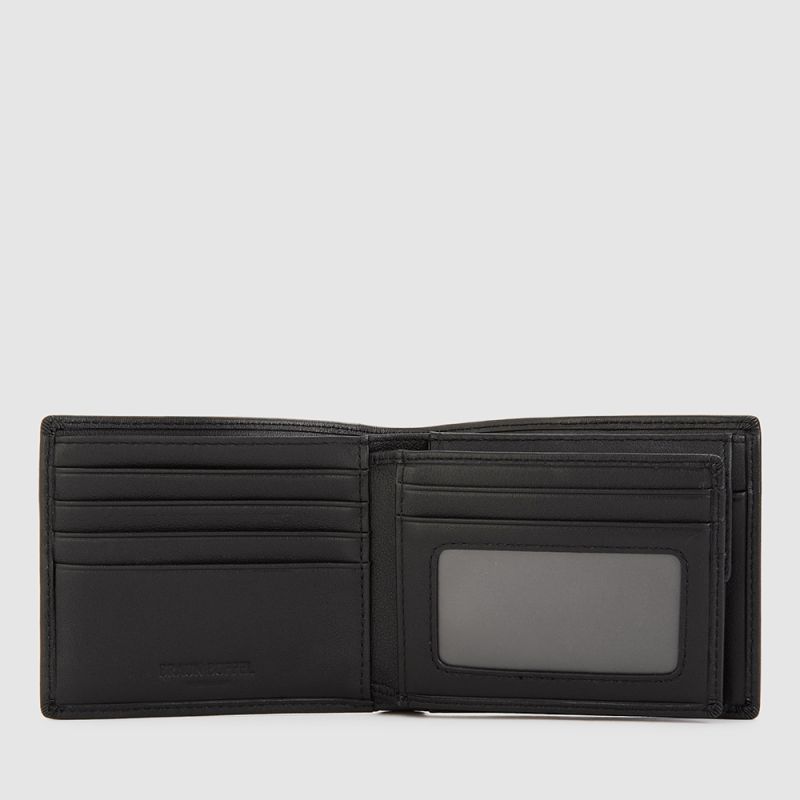 DROME CENTRE FLAP WALLET WITH COIN COMPARTMENT