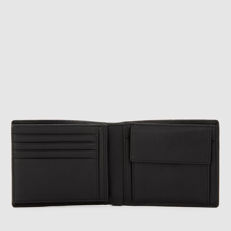 DROME CENTRE FLAP WALLET WITH COIN COMPARTMENT (GERMAN SIZE)
