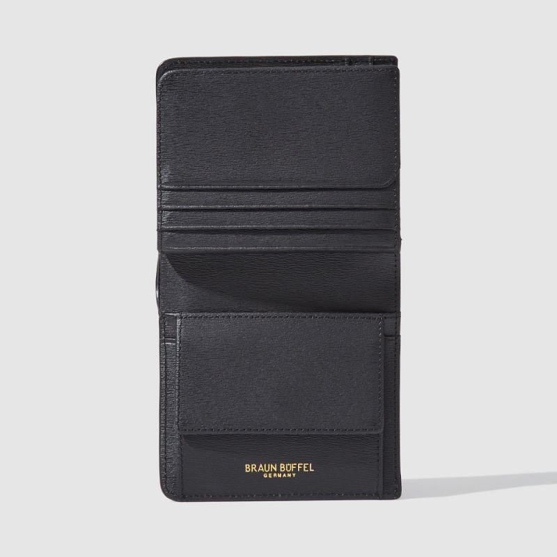 THONET 2 FOLD CENTRE FLAP SMALL WALLET WITH COIN COMPARTMENT