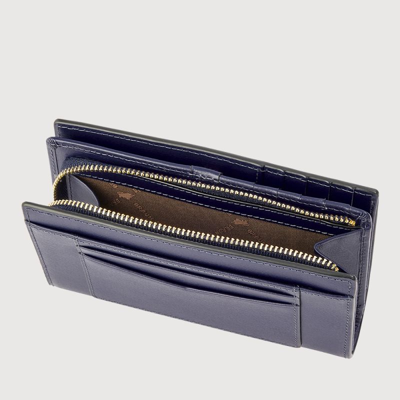 VILLE 2 FOLD 3/4 WALLET WITH EXTERNAL COIN COMPARTMENT