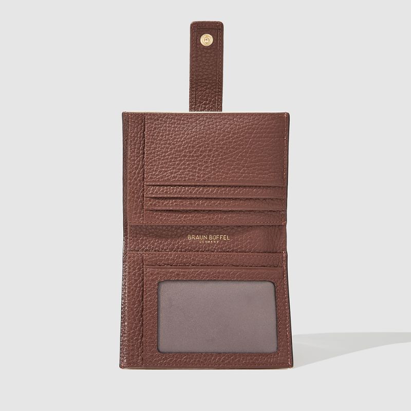 PRAIRIE 2 FOLD SMALL WALLET WITH EXTERNAL COIN COMPARTMENT