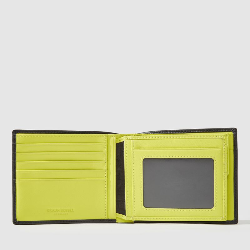BAYE CENTRE FLAP WALLET WITH COIN COMPARTMENT (GERMAN SIZE)