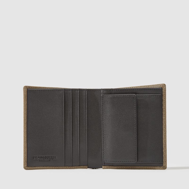 VAULT VERTICAL WALLET WITH COIN COMPARTMENT