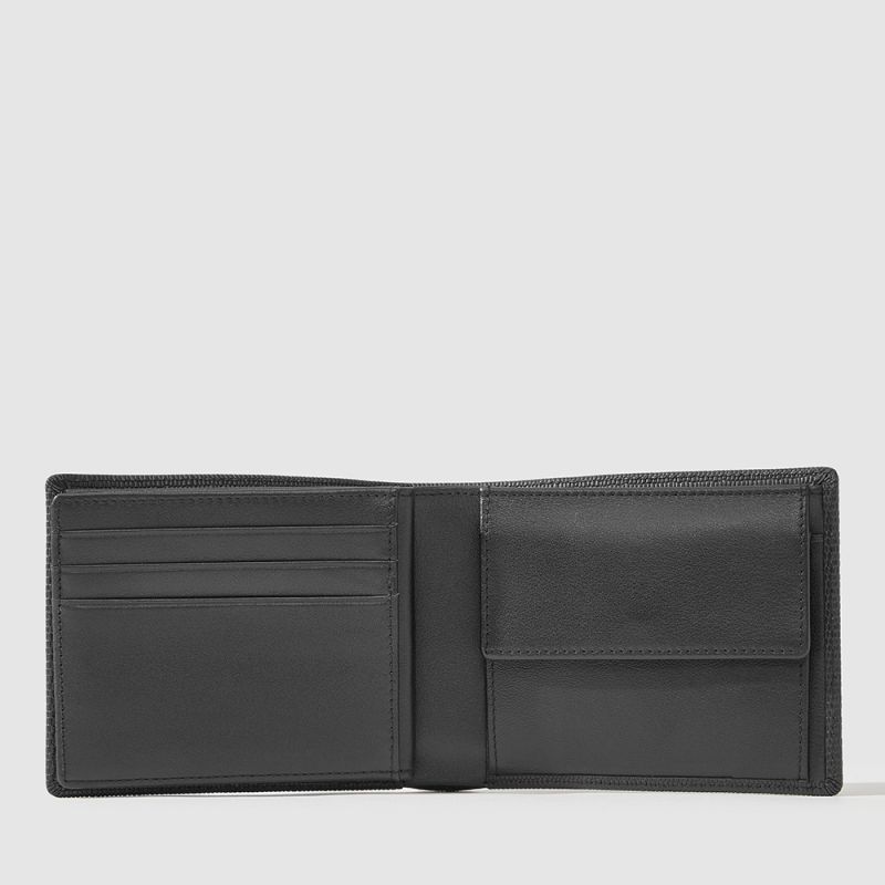 VAULT CENTRE FLAP WALLET WITH COIN COMPARTMENT