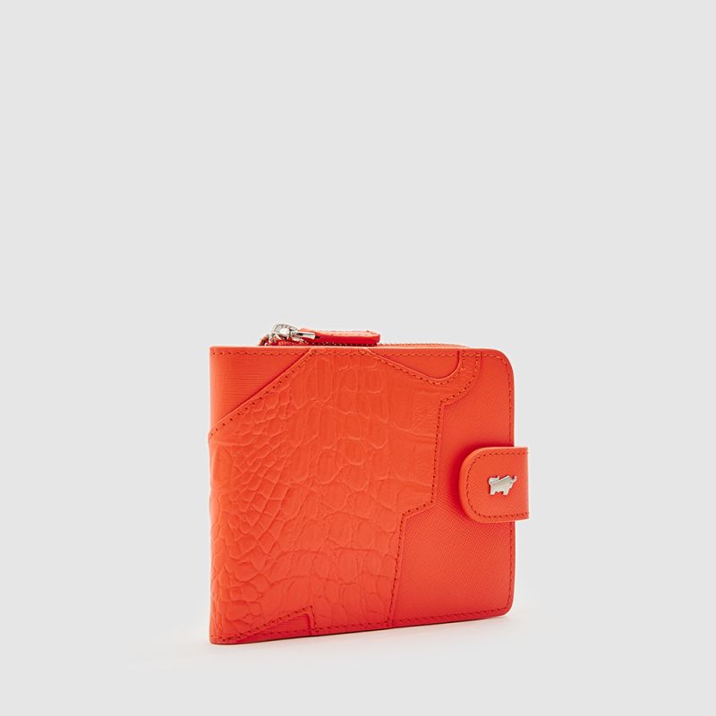 FLO WALLET WITH EXTERNAL COIN COMPARTMENT