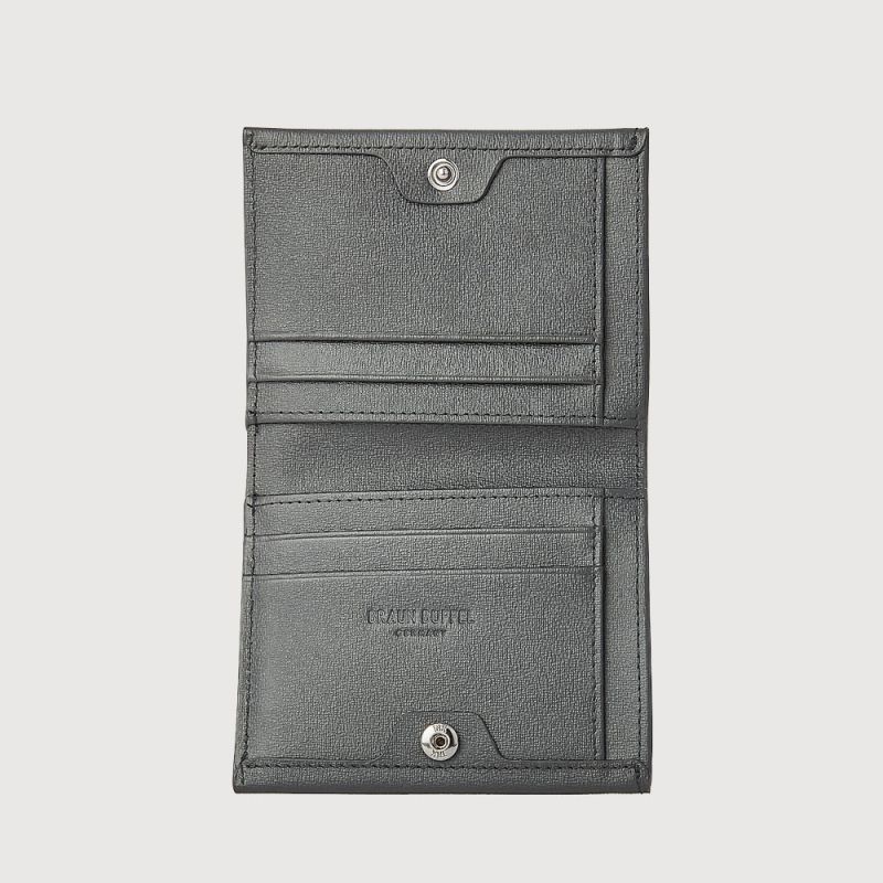 AZURE 2 FOLD SMALL WALLET WITH EXTERNAL COIN COMPARTMENT