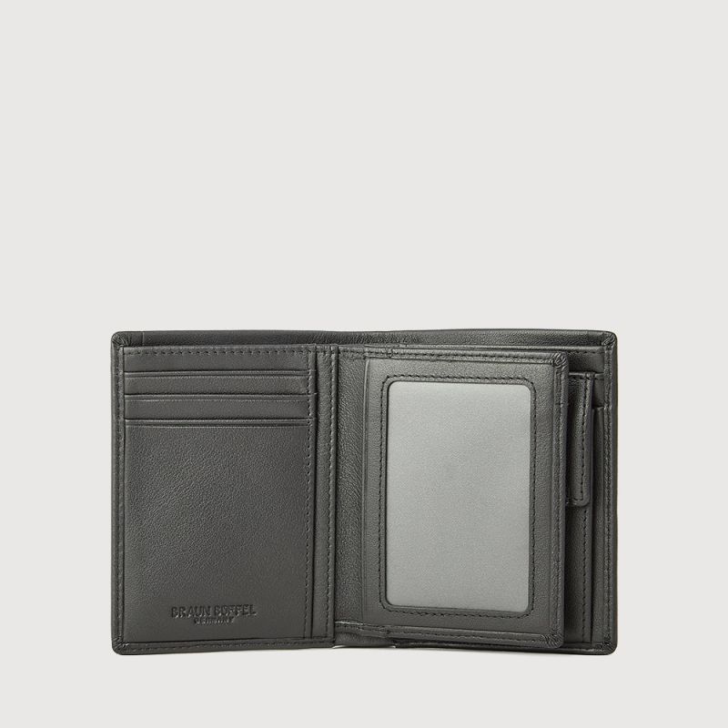 DEPP VERTICAL WALLET WITH COIN COMPARTMENT
