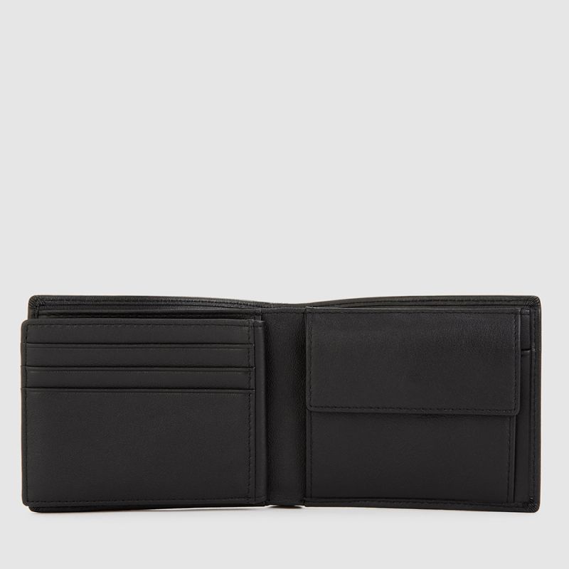 DROME CENTRE FLAP WALLET WITH COIN COMPARTMENT