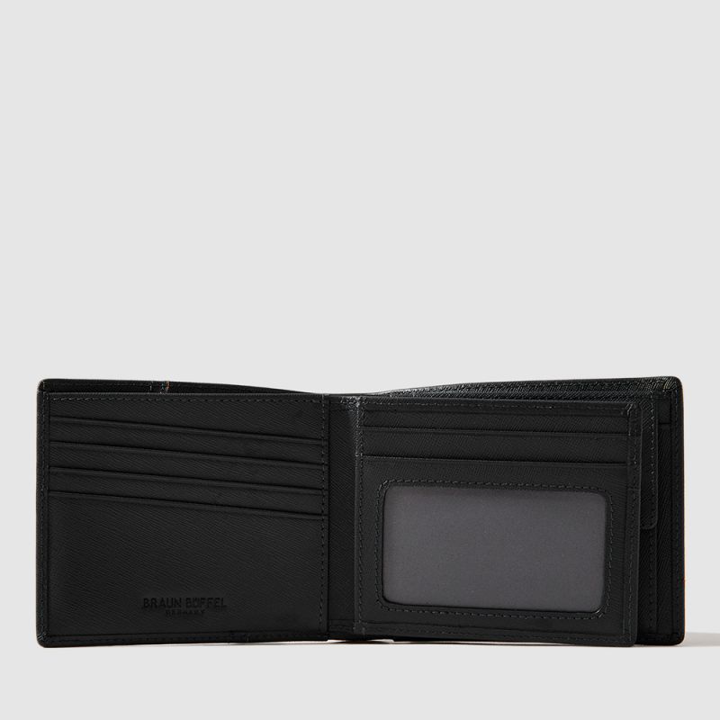 ICONIC CENTRE FLAP WALLET WITH COIN COMPARTMENT