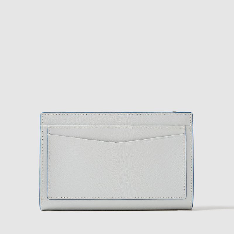 OPHELIA 2 FOLD 3/4 WALLET WITH EXTERNAL COIN COMPARTMENT