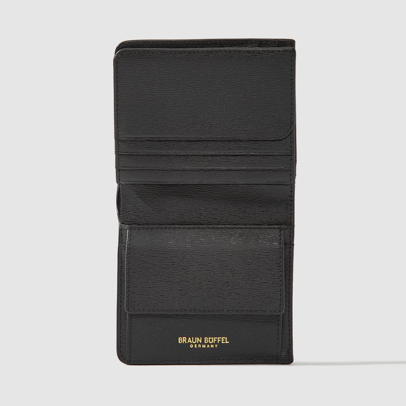 THONET 2 FOLD CENTRE FLAP WALLET WITH COIN COMPARTMENT