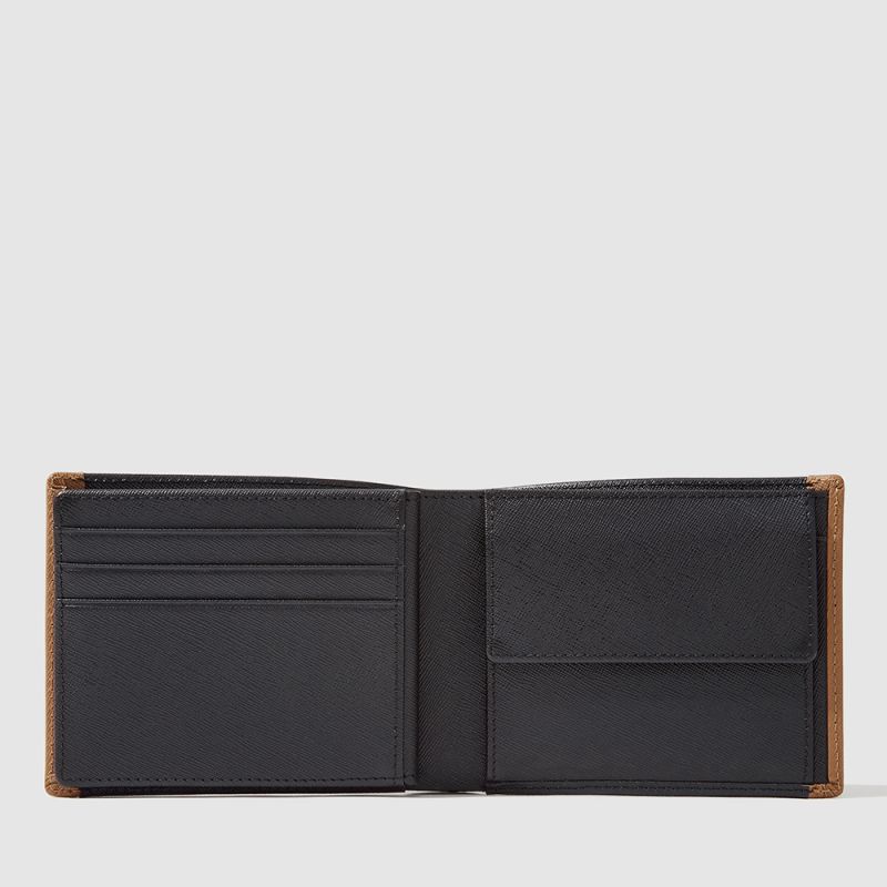 TITRE CENTRE FLAP WALLET WITH COIN COMPARTMENT