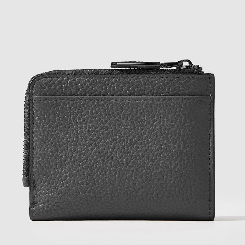 URANIA 2 FOLD SMALL WALLET WITH EXTERNAL COIN COMPARTMENT