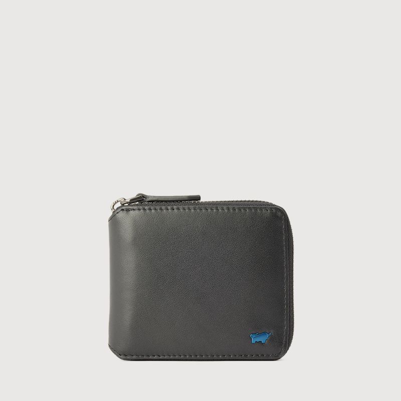 FLINNT ZIP CENTRE FLAP WALLET WITH COIN COMPARTMENT
