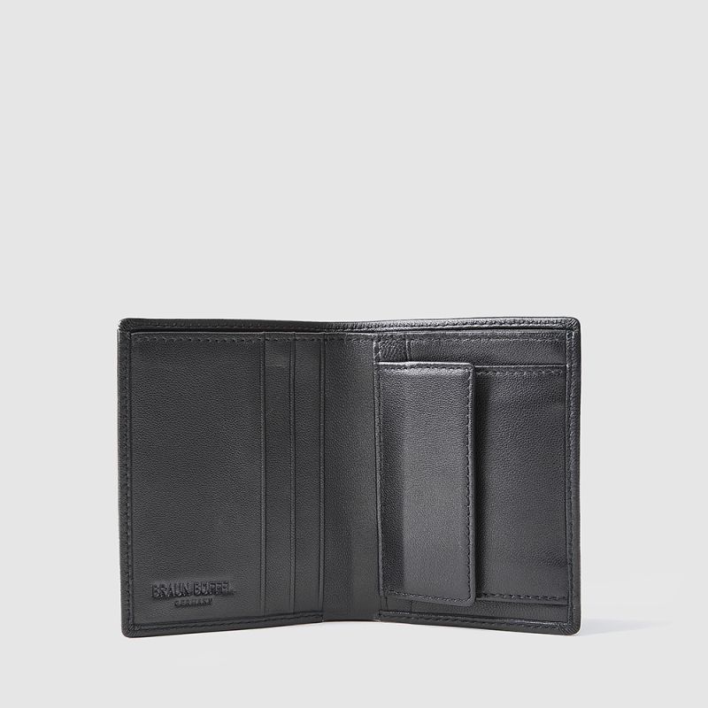 LUIS VERTICAL WALLET WITH COIN COMPARTMENT