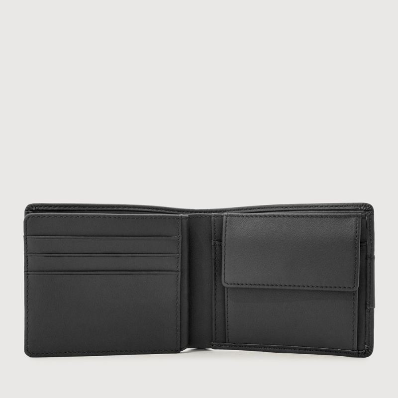 MOULIN CENTRE FLAP CARDS WALLET WITH COIN COMPARTMENT