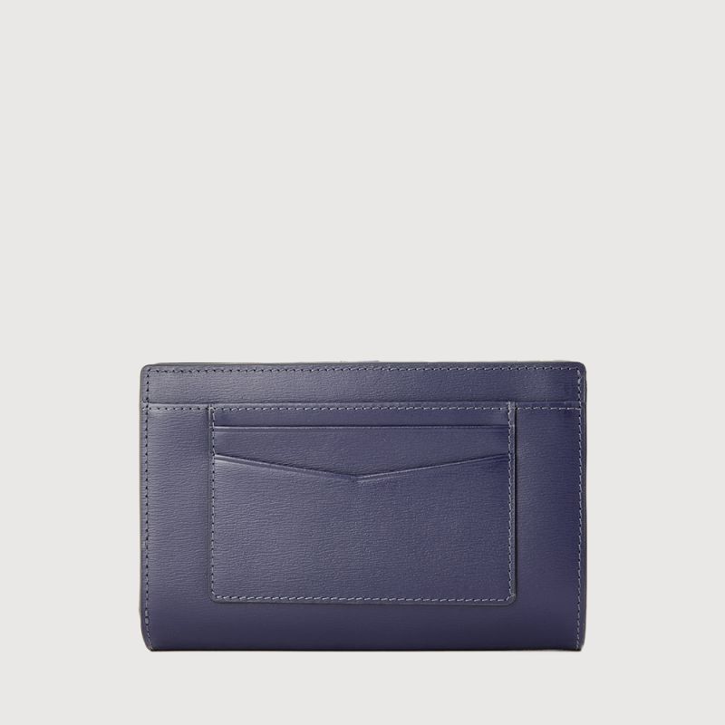 VILLE 2 FOLD 3/4 WALLET WITH EXTERNAL COIN COMPARTMENT
