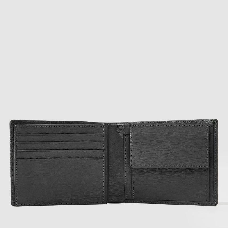 BOSO CENTRE FLAP WALLET WITH COIN COMPARTMENT