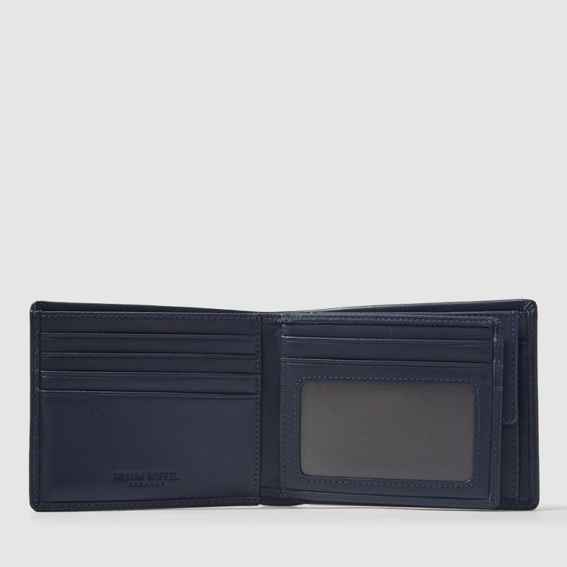 NEWNOMAD CENTRE-FLAP CARD WALLET WITH COIN COMPARTMENT