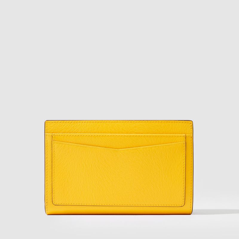 OPHELIA 2 FOLD 3/4 WALLET WITH EXTERNAL COIN COMPARTMENT