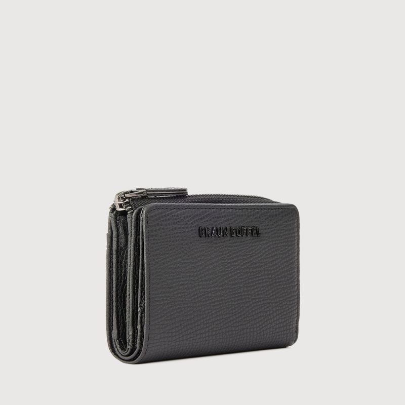 NINA CARD HOLDER WITH EXTERNAL COIN COMPARTMENT