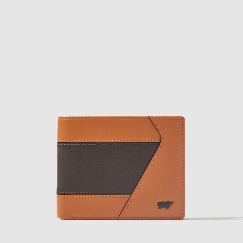 NODE CENTRE-FLAP WALLET WITH COIN COMPARTMENT